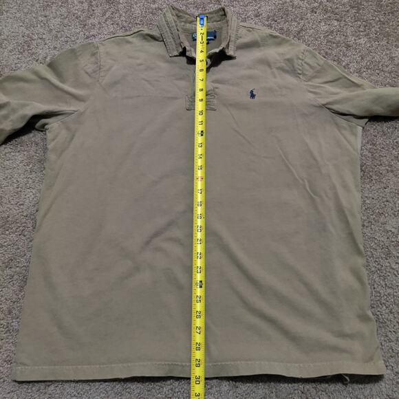 Vintage Polo Ralph Lauren Mens 1/4 Button Sweater Mens XL Quilted Chest *Rare. - Picture 9 of 10